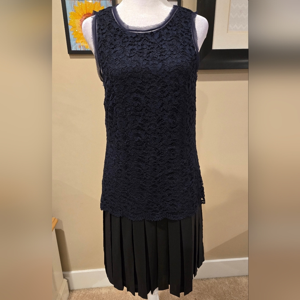 Rebecca Taylor Midnight Lace Dress